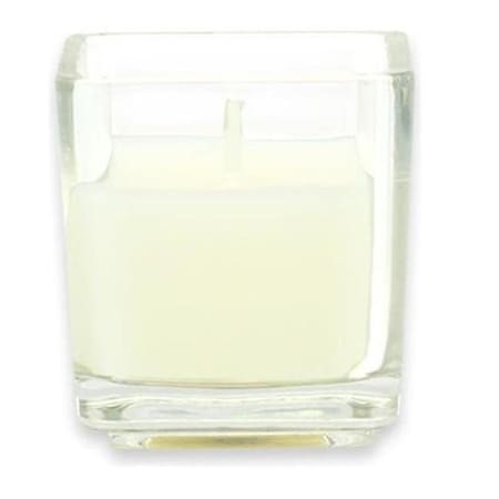 Zest Candle Zest Candle CVZ-032 Ivory Square Glass Votive Candles -12pc-Box CVZ-032